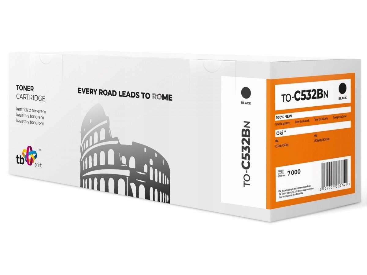 Toner (náhradný) pre OKI C532 TO-C532BN čierny